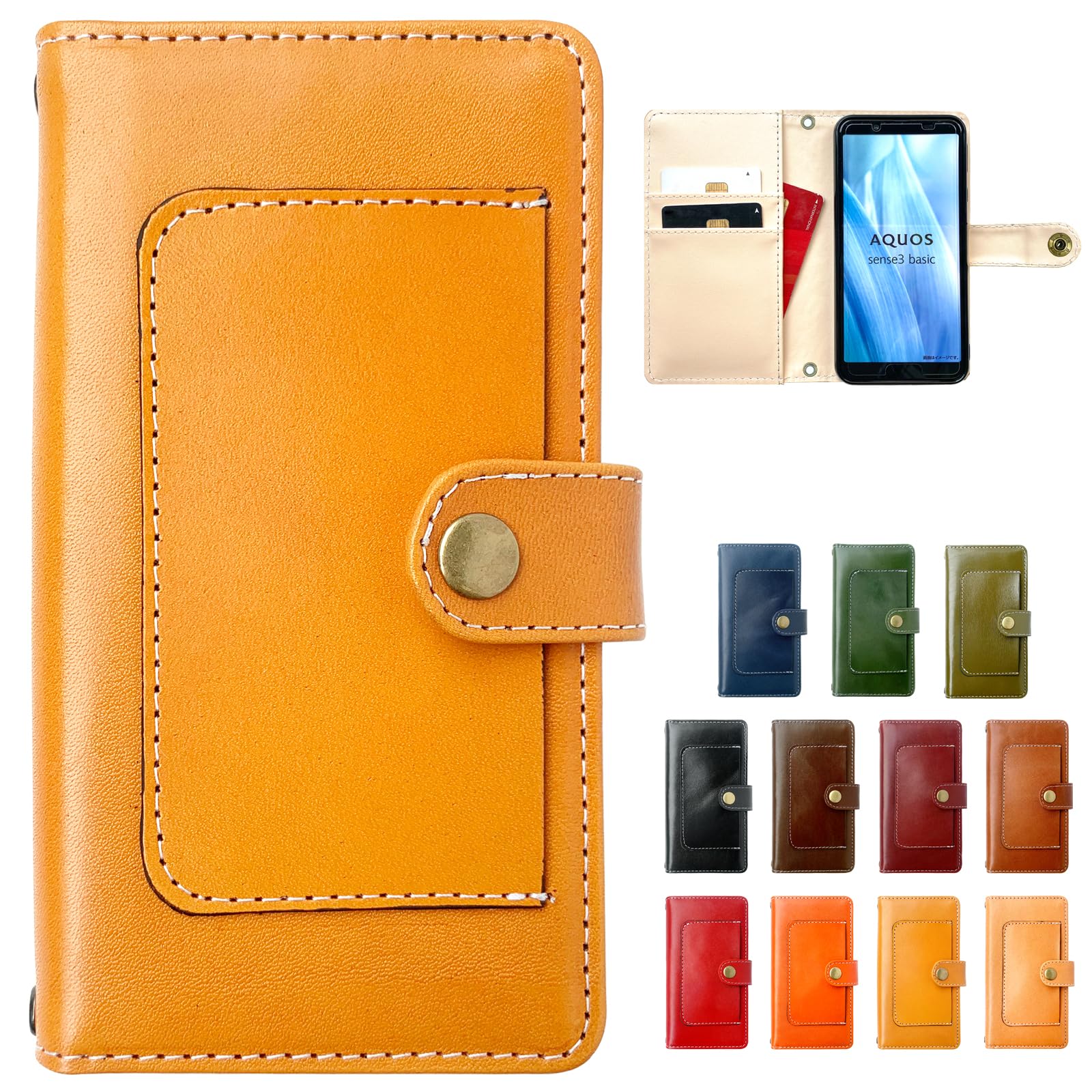 Amazon.co.jp: Google Pixel 7 専用 栃木レザー 本革 手帳型 ケース